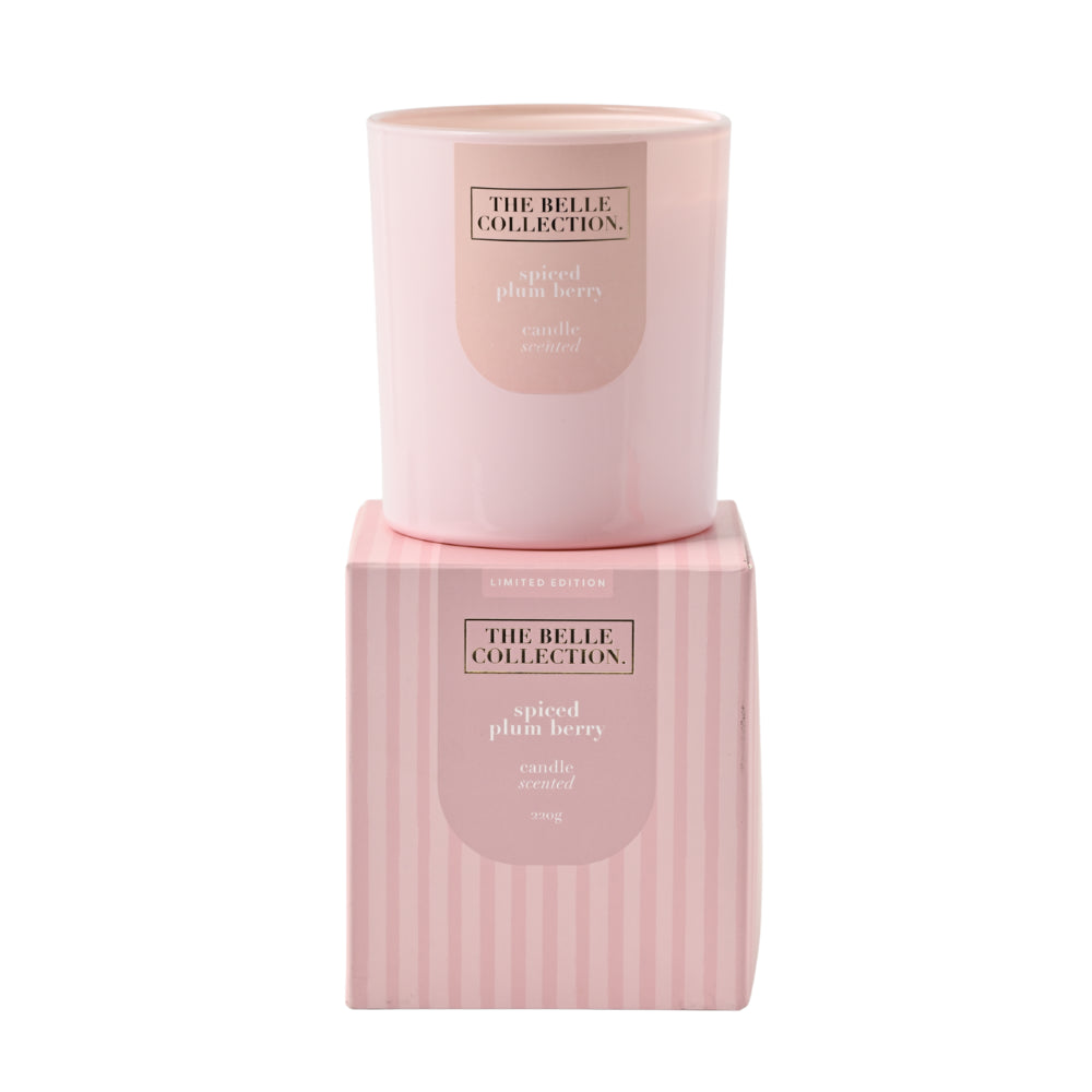 Belle Collection Candle 220g - SPICED PLUM BERRY
